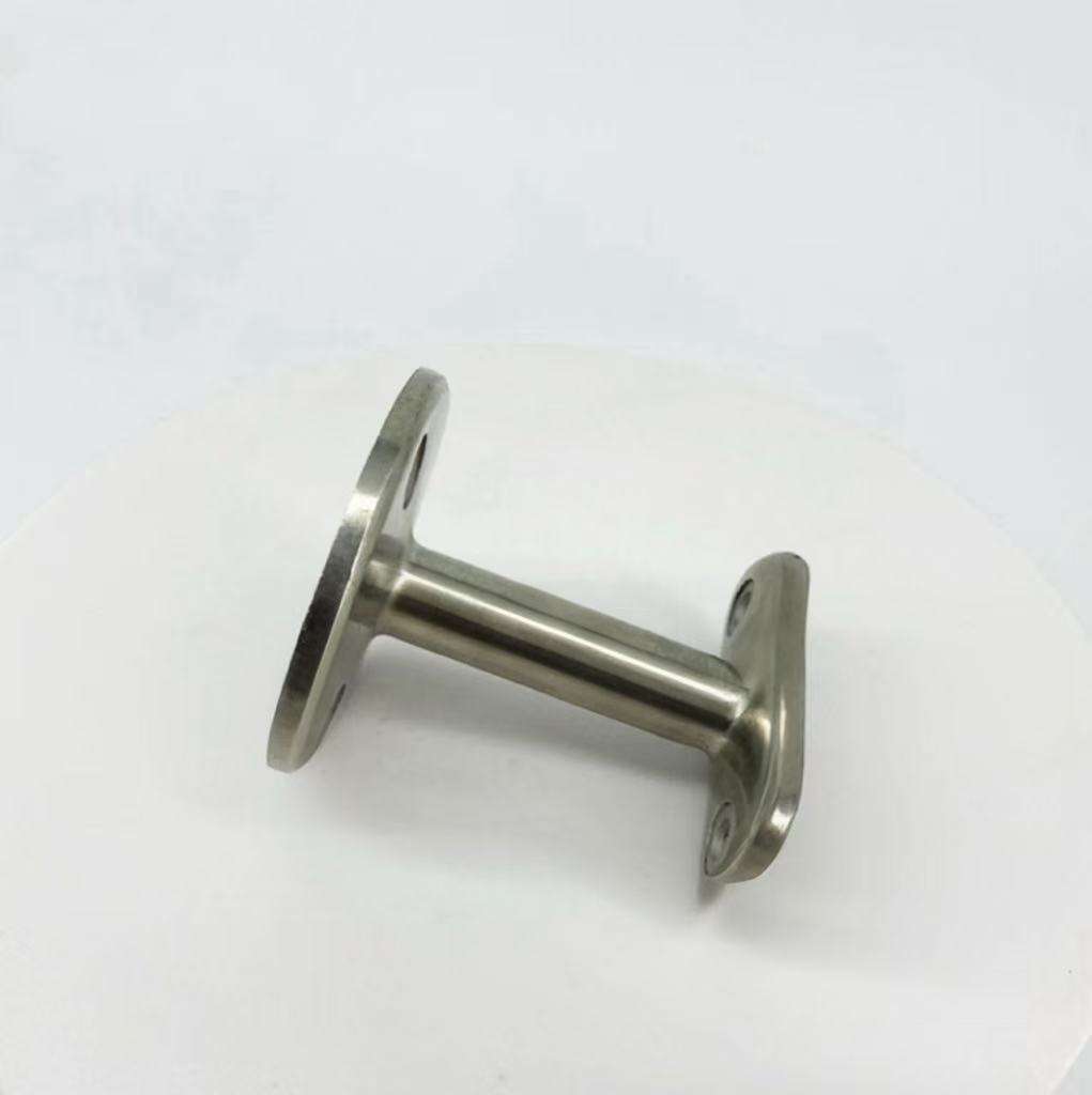 Stainless Steel Fixed Balustrades Support Handrail Bracket Connected With Screws for Staircase Balcony Railings