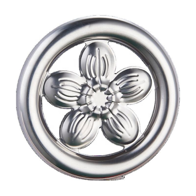 Stainless Steel Decorative Flowers Hardware Accessories for Stairs and Windows Glass Material