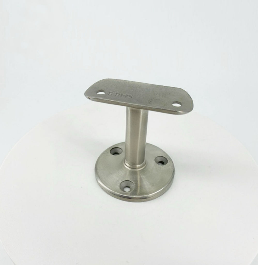 Stainless Steel Fixed Balustrades Support Handrail Bracket Connected With Screws for Staircase Balcony Railings