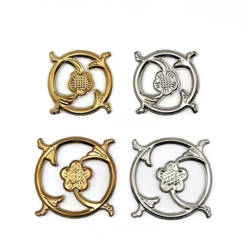 Stainless Steel Balcony Handrail Balustrade Accessories Decorative Flower Shape Door & Window Fitting Made From Glass