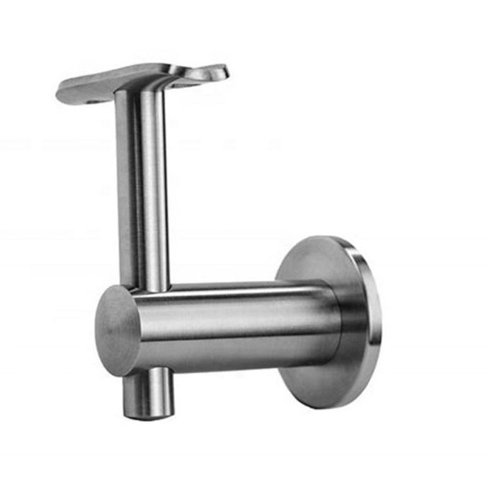 Stainless Steel Glass Handrail Bracket Kit - Adjustable Railing Post Mounting for Staircase Balustrade