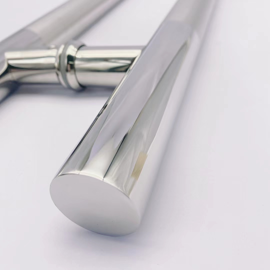 Modern European-style Stainless Steel 304 Glass Door Handle for Hotel Sliding Glass Door Pull Handle