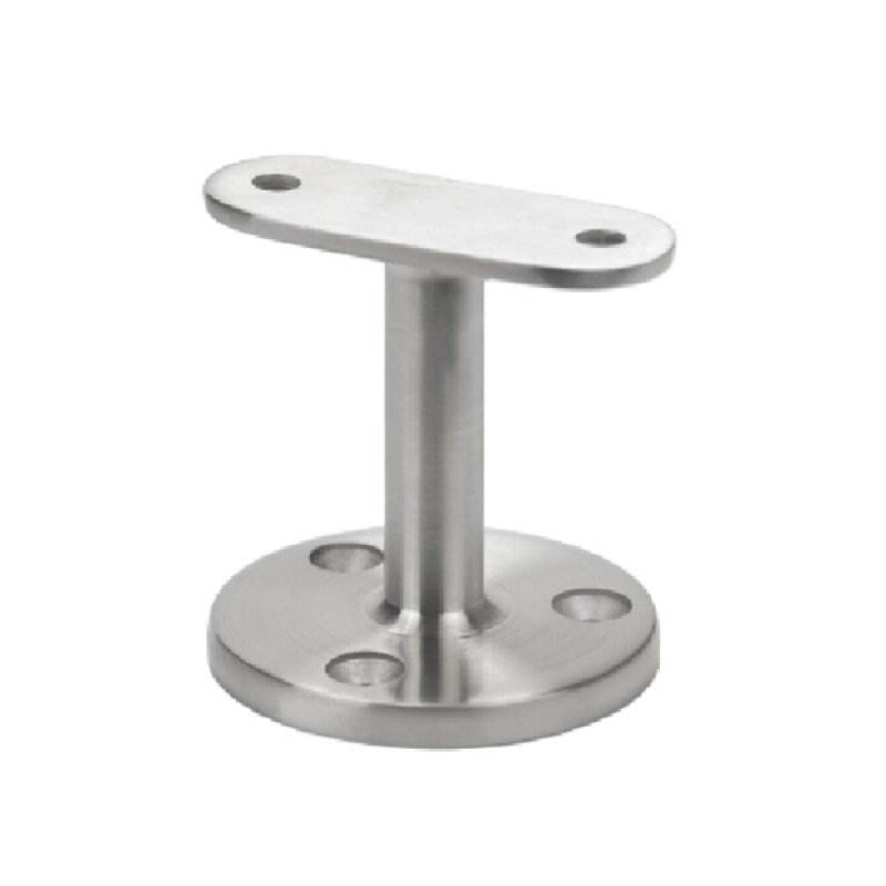 Stainless Steel Fixed Balustrades Support Handrail Bracket Connected With Screws for Staircase Balcony Railings