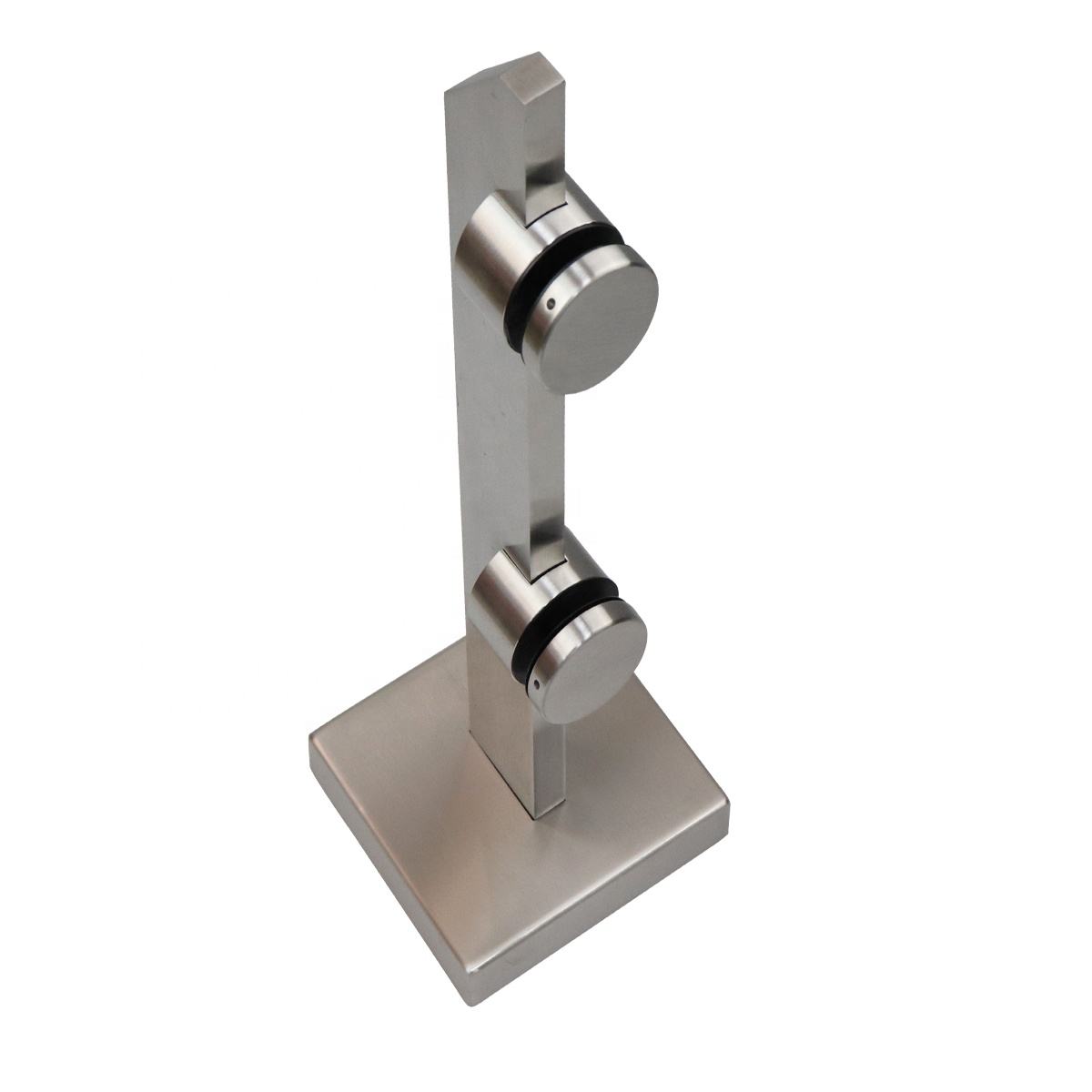 Stainless Steel Blacony Railing Pool Fence square Round Balustrade Baluster Stair Point Supported MIni Post