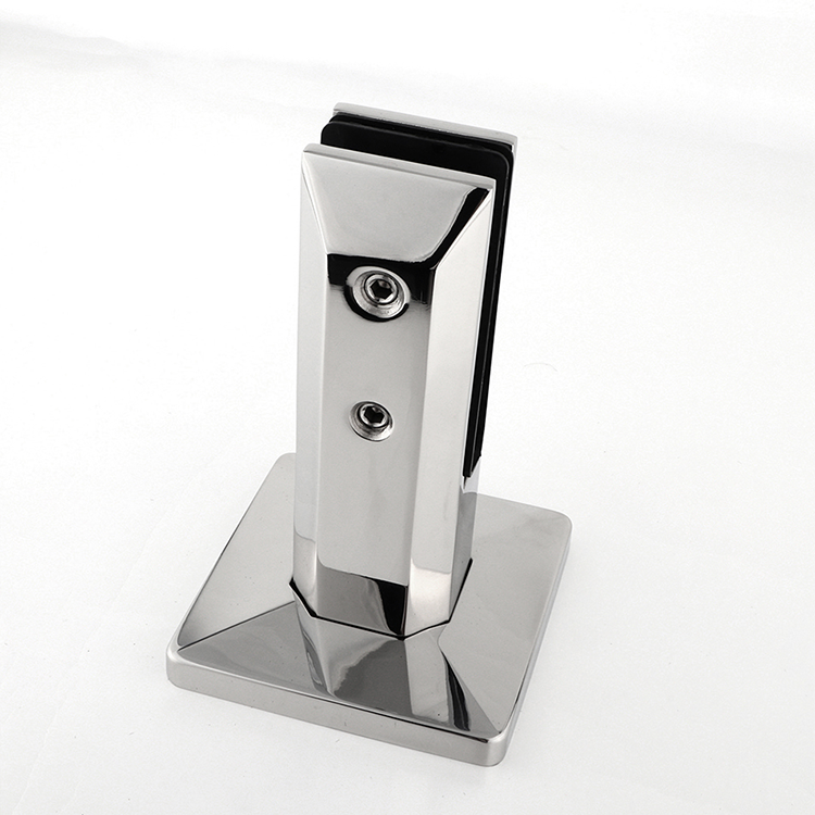 Floor Standing Stairs Balcony Pool Glass Spigots Per Glass Panel Post Balustrade Railing Clamp