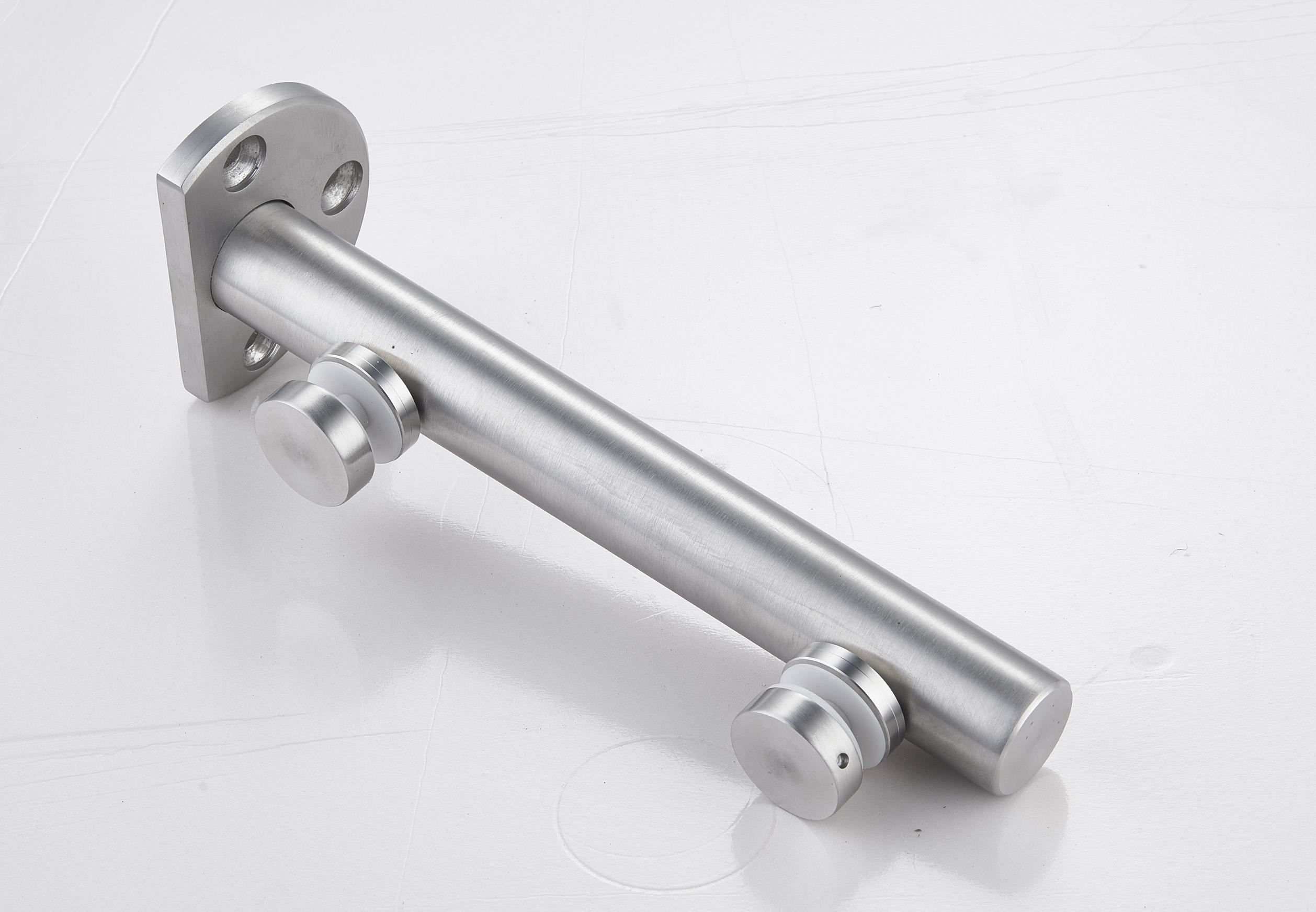 Swimming Pool Frameless Stainless Steel Spigot Glass Holder Outdoor Terrace Railings and Handrails for Balcony & Hospital Use