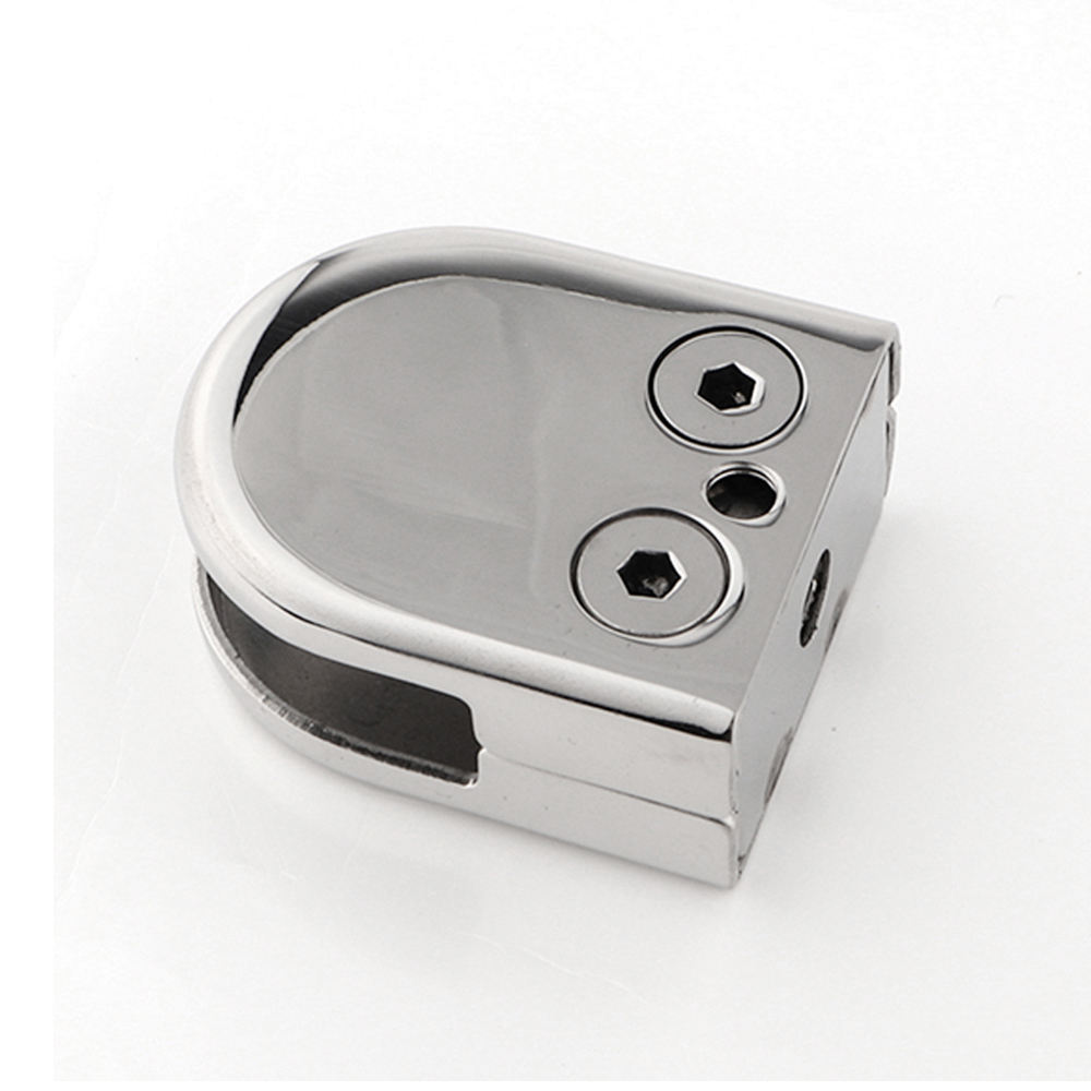 High Quality Balustrade Stair Handrail Glass Fitting 304 316 Clip to Clip Glass Holder Glass Clamp