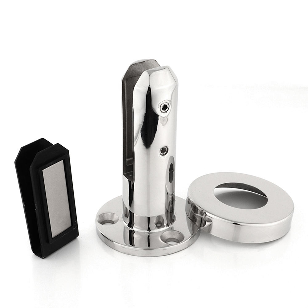 Hight Quality Frameless Glass Balustrade Balcony Spigot Glass Railing Modern Swimming Pool Fence Railing Spigot