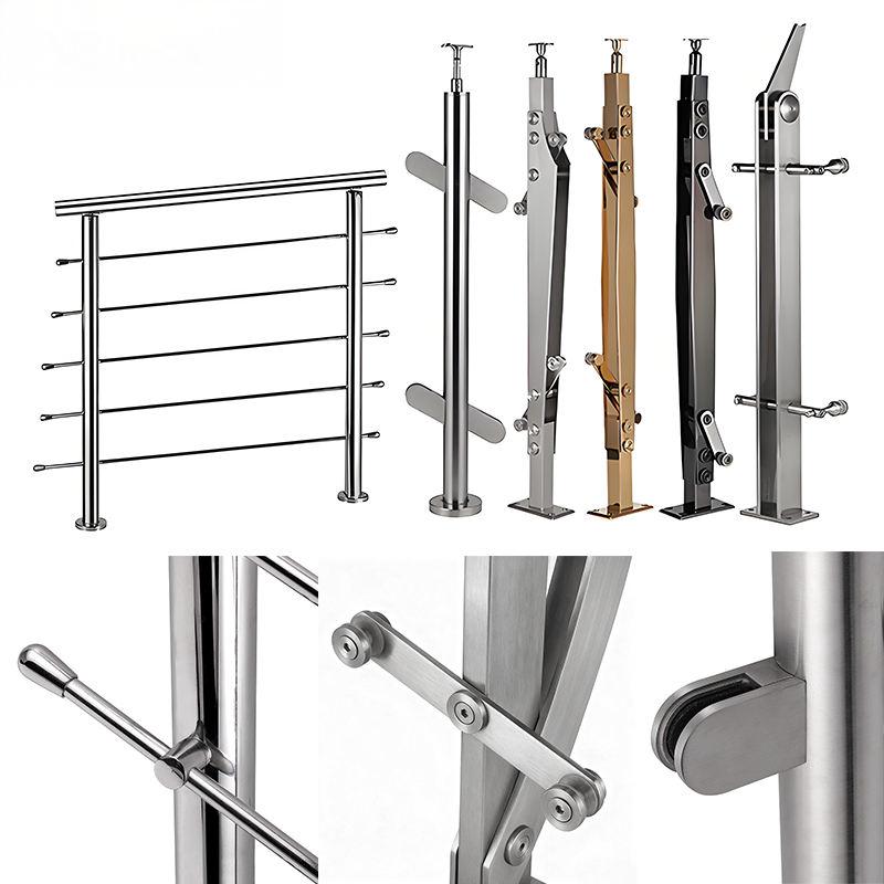 Stainless Steel Bathroom Glass Clamp Frameless Glass Fixing Clip