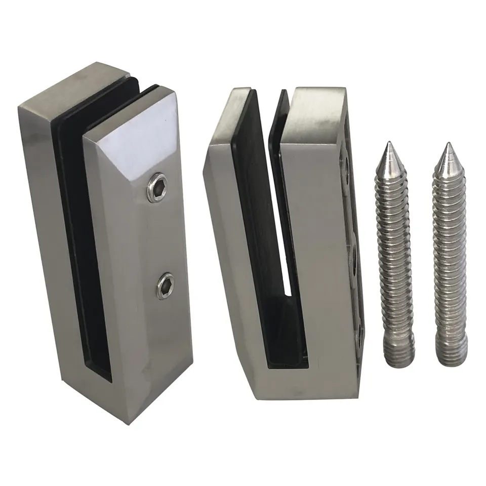 Frameless Stainless Steel Glass Railing Spigot for Balcony Side Mount or Smart Wall Face Mount for Staircase Stair Application