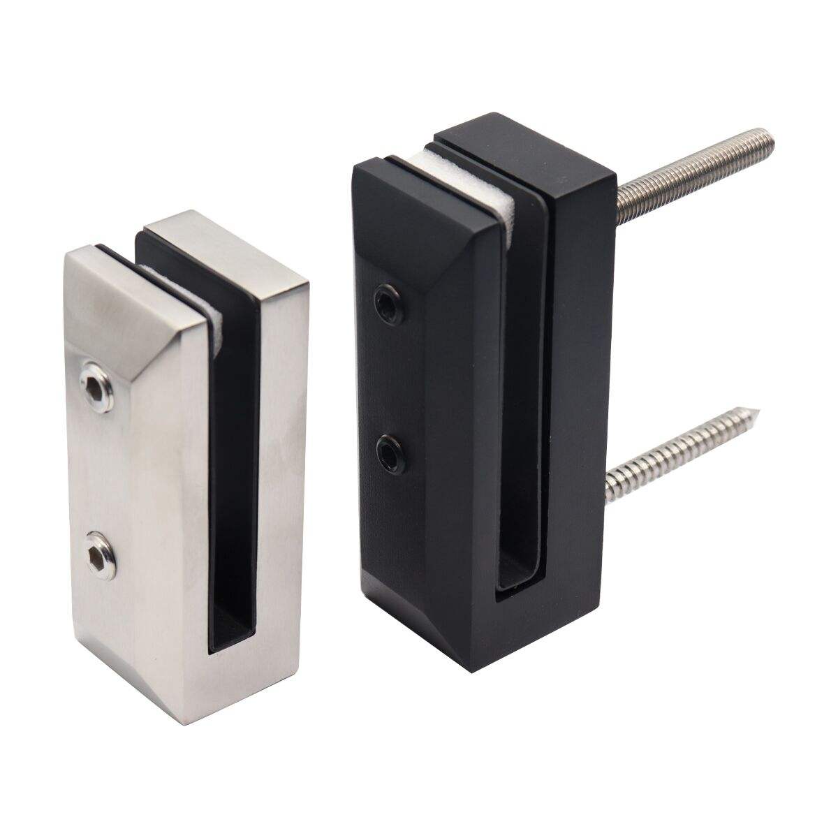 Frameless Stainless Steel Glass Railing Spigot for Balcony Side Mount or Smart Wall Face Mount for Staircase Stair Application