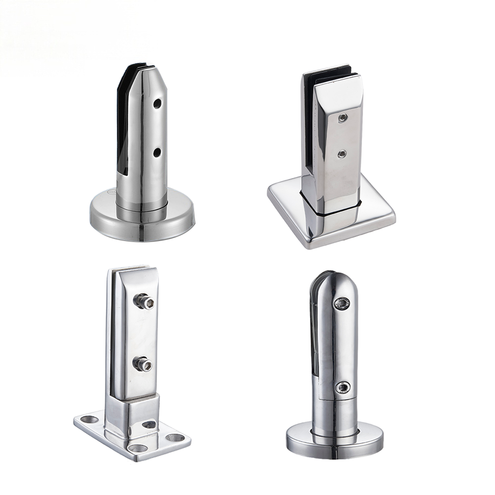 Stainless Steel Handrail Spigot Clamp Glass Balcony Stair Railings Pool Fence Holder for Swimming Pool