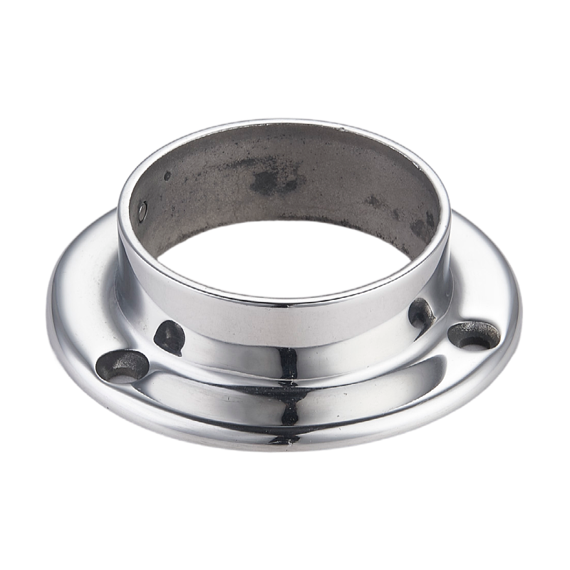 Stainless Steel Stair Railing End Cap with Flange Base for Balcony Fence