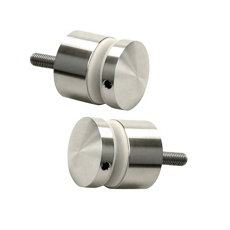 Modern Villa Frameless Glass Railing Balcony Terrace with Stainless Steel Standoff Fixing