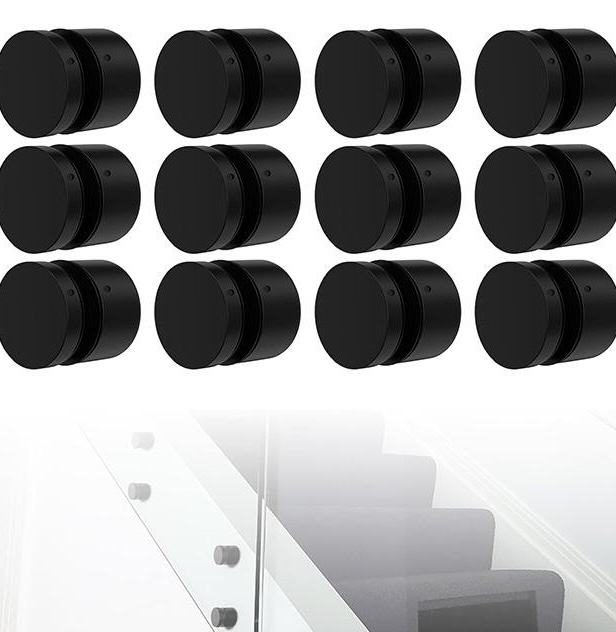 Black Stainless Steel Advertising Nails for Glass and Acrylic Panels - Rustproof and Wear-resistant