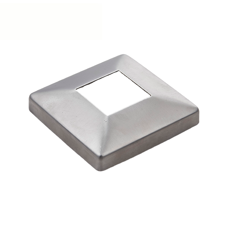 Modern Hotel 304 Stainless Steel Balustrade Handrail Cover for Square/Round Pipe Posts Mirror/Satin Finish Easy Installation