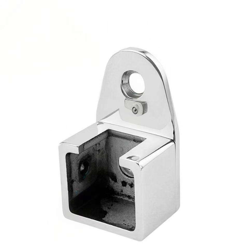 Stainless Steel Top Rail Bracket Wall Mount Flange