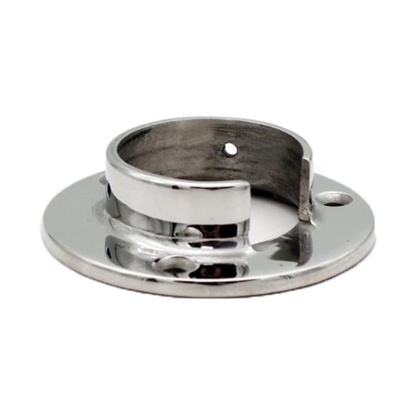 Professional Modern Design Stainless Steel Tube Slot Pipe Fitting Satin Finish Handrail/Railing Wall Application Plastic