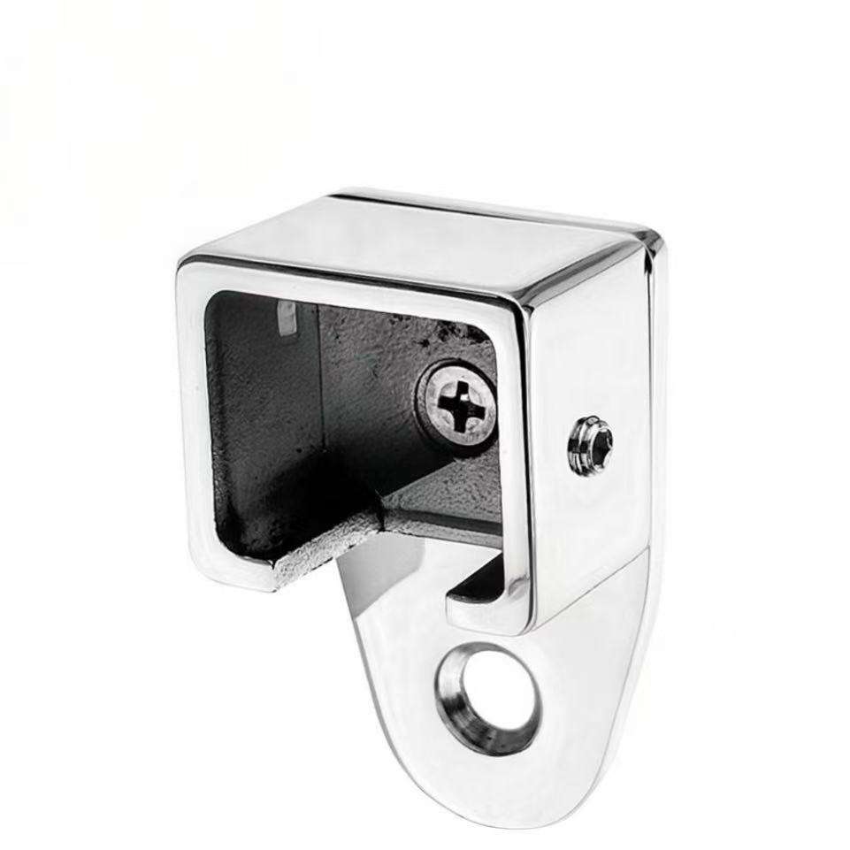 Stainless Steel Top Rail Bracket Wall Mount Flange