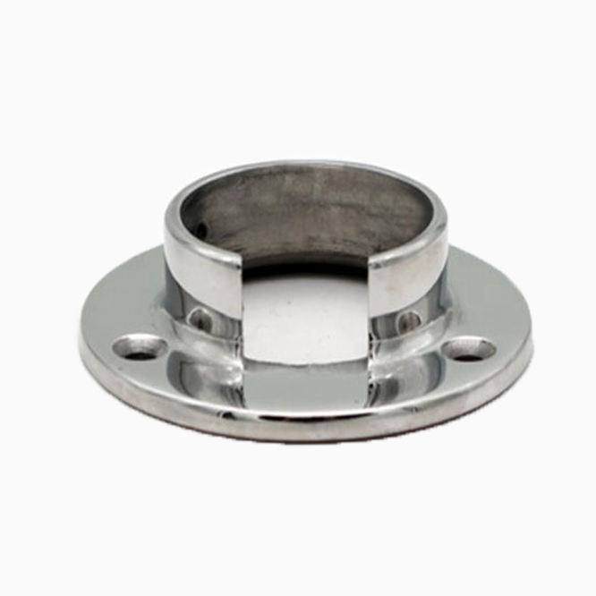 Professional Modern Design Stainless Steel Tube Slot Pipe Fitting Satin Finish Handrail/Railing Wall Application Plastic