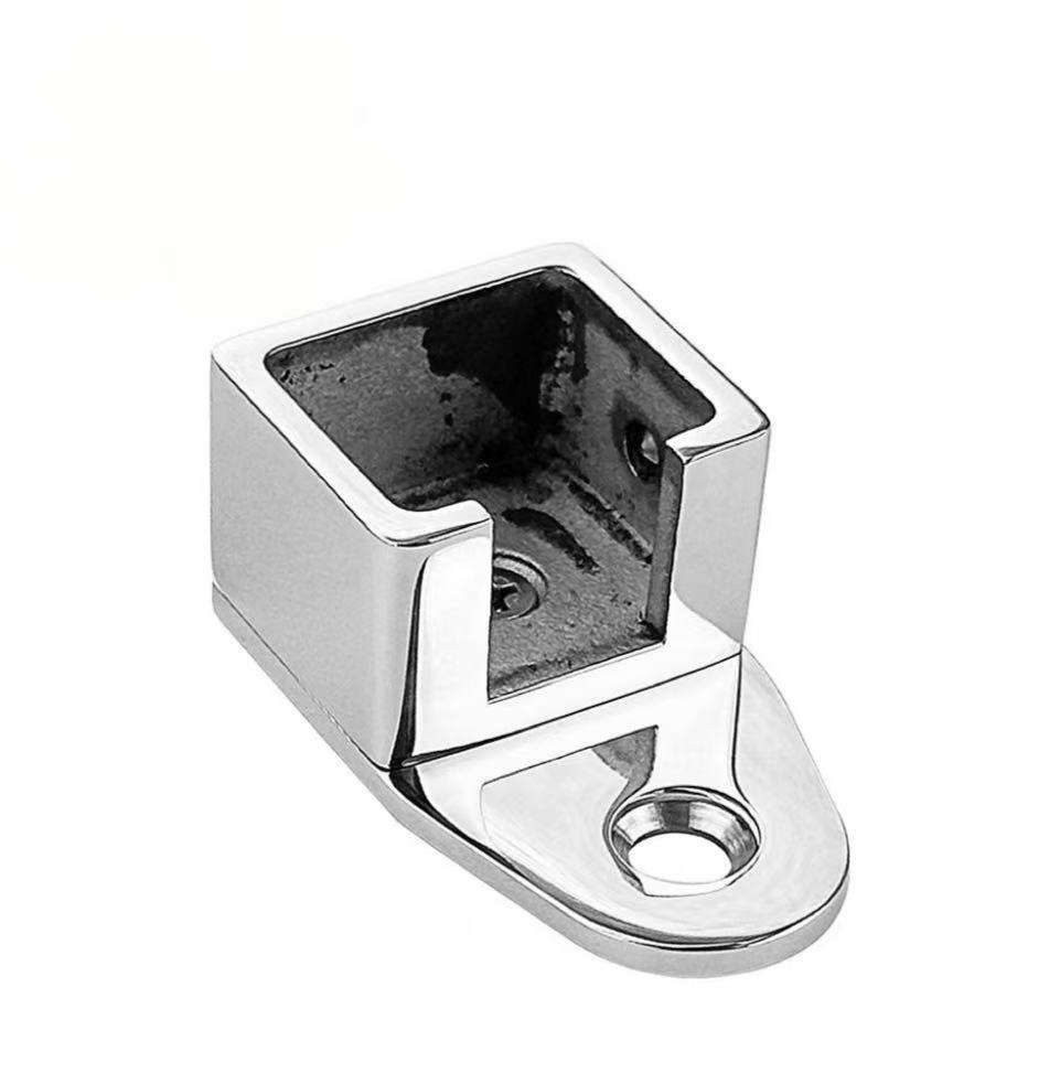 Stainless Steel Top Rail Bracket Wall Mount Flange