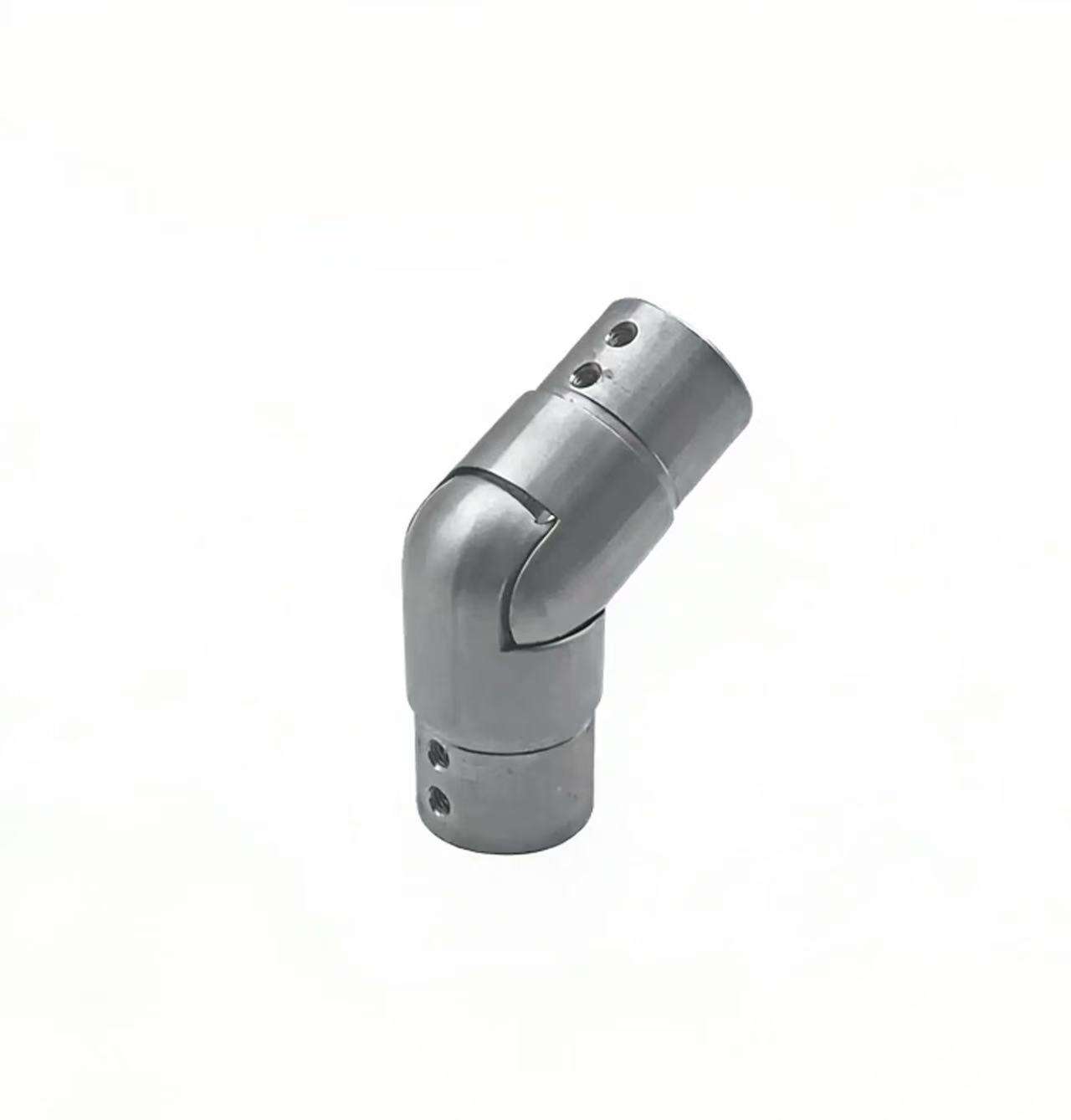 Stainless Steel Staircase Elbow Connectors for Round Slot Tubes