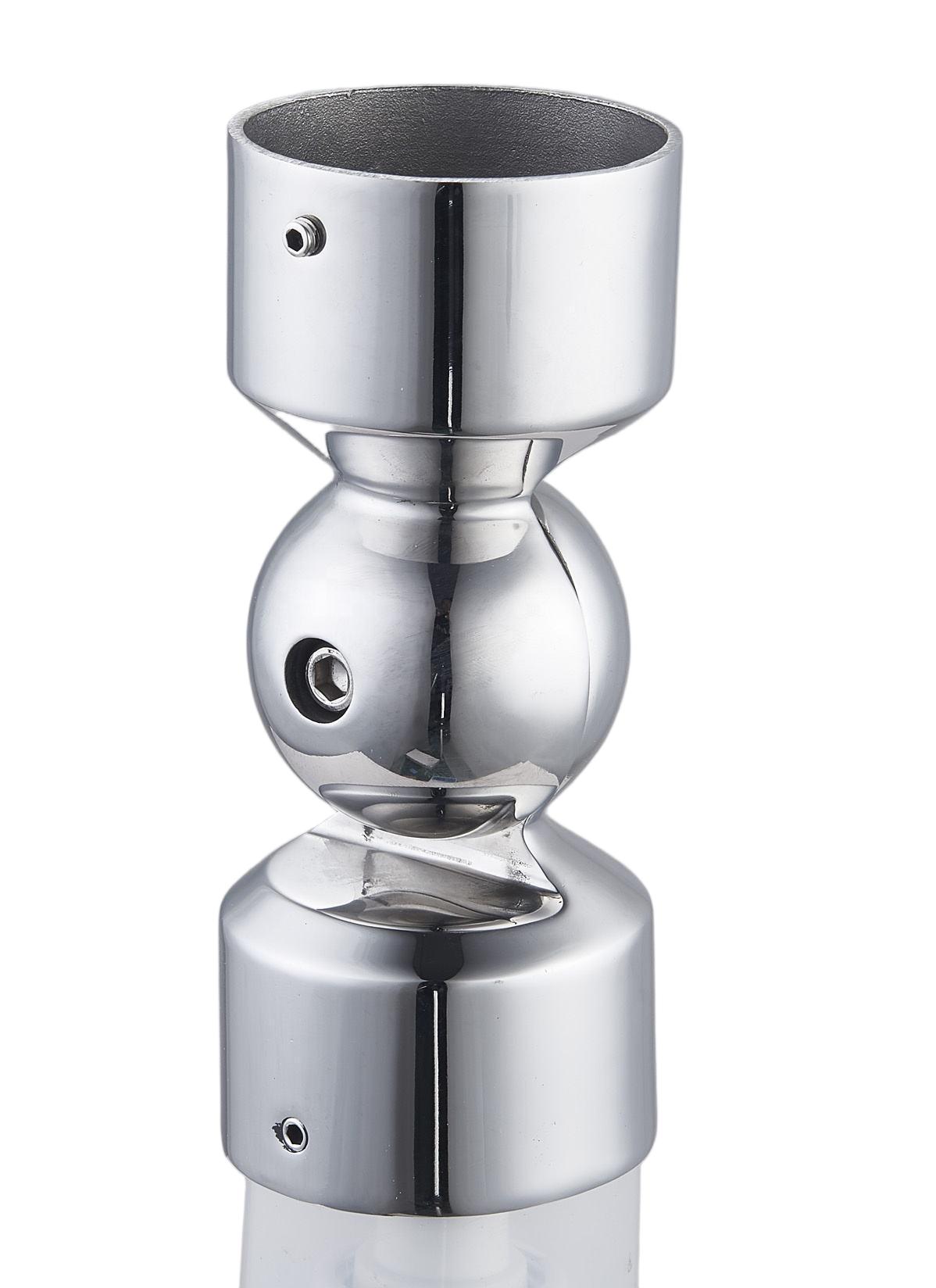 Modern 316/304 Stainless Steel Staircase Railing Balustrades Connector Fittings Mirror/Satin Finish High Quality