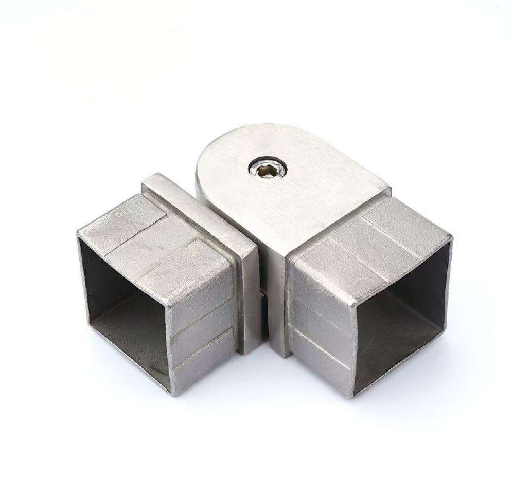 Stainless Steel Stair Railing Fittings - Slot Tube Swivel Joint Connectors