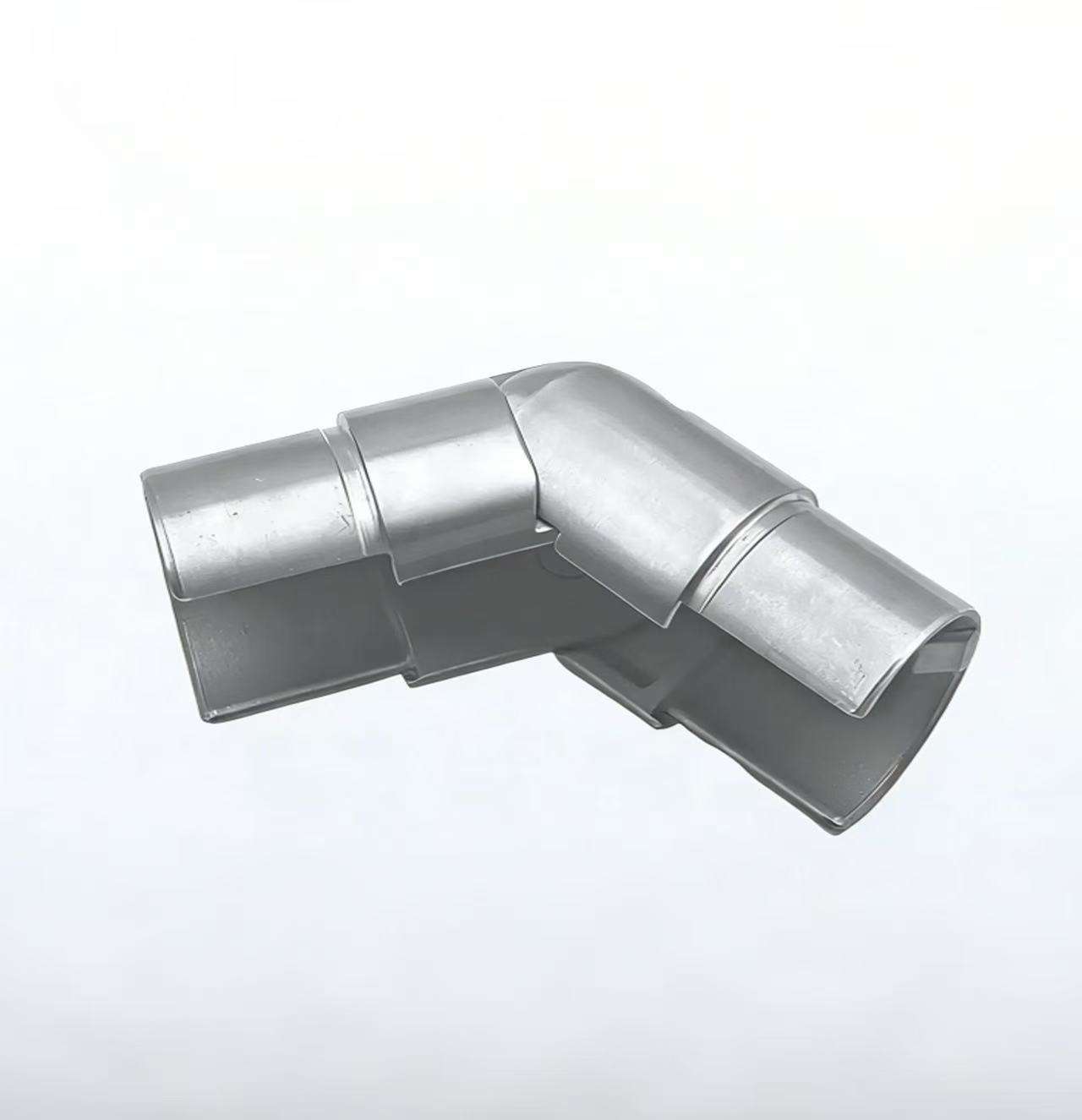 Stainless Steel Staircase Elbow Connectors for Round Slot Tubes