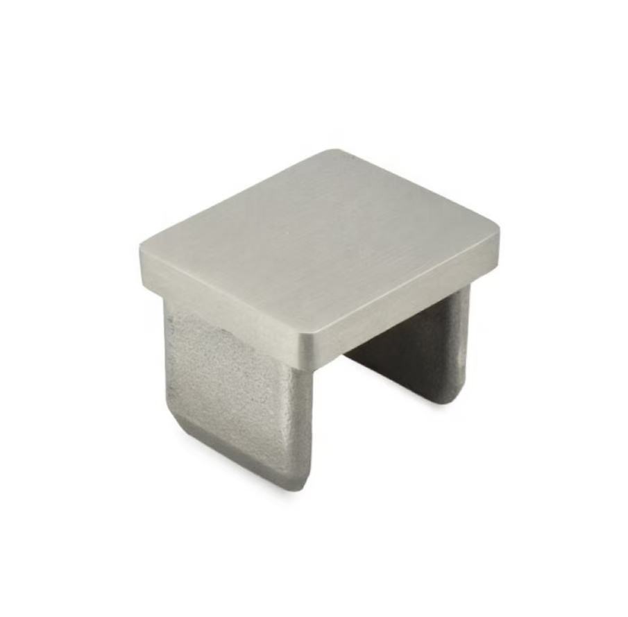 Custom Size Stainless Steel Square Stair Handrail End Caps