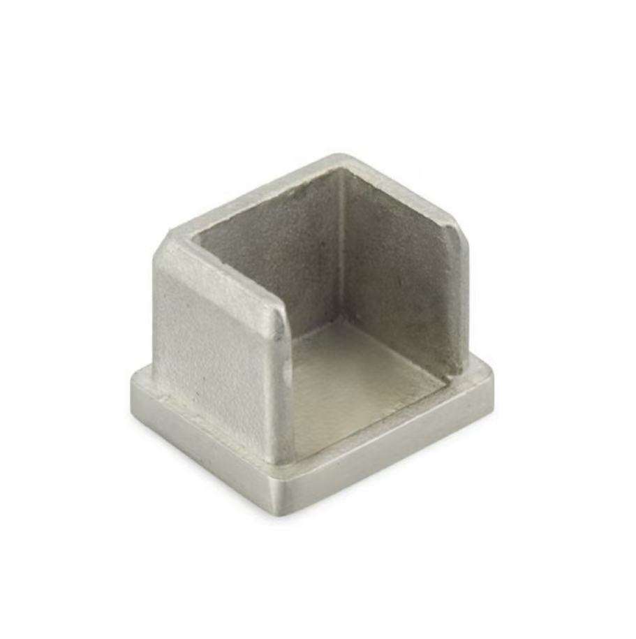 Custom Size Stainless Steel Square Stair Handrail End Caps