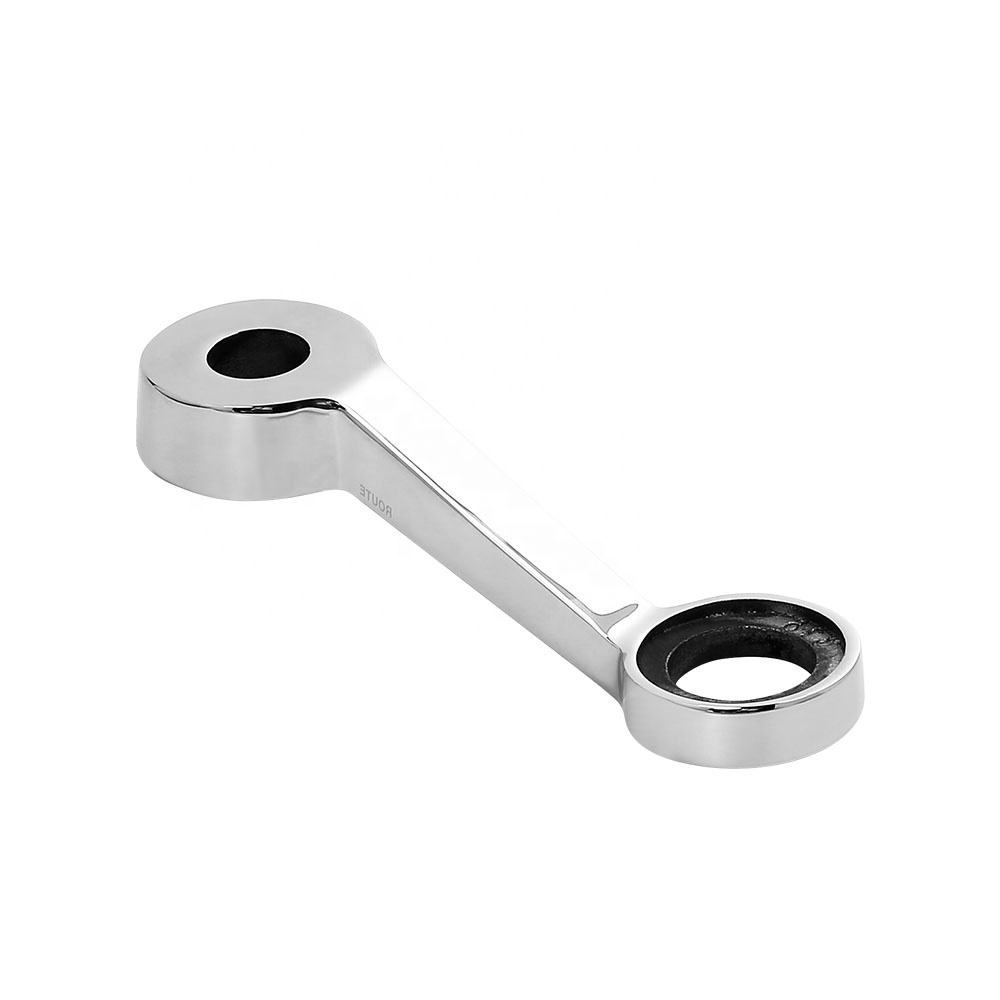 Point Fixing Glass Curtain Walls Spider System Stainless Steel Short Single Arm with Satin Finished
