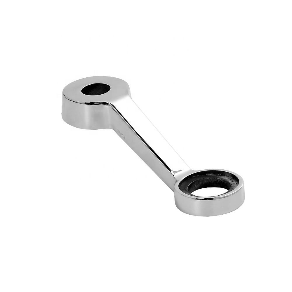 Point Fixing Glass Curtain Walls Spider System Stainless Steel Long Single Arm with Satin Finished
