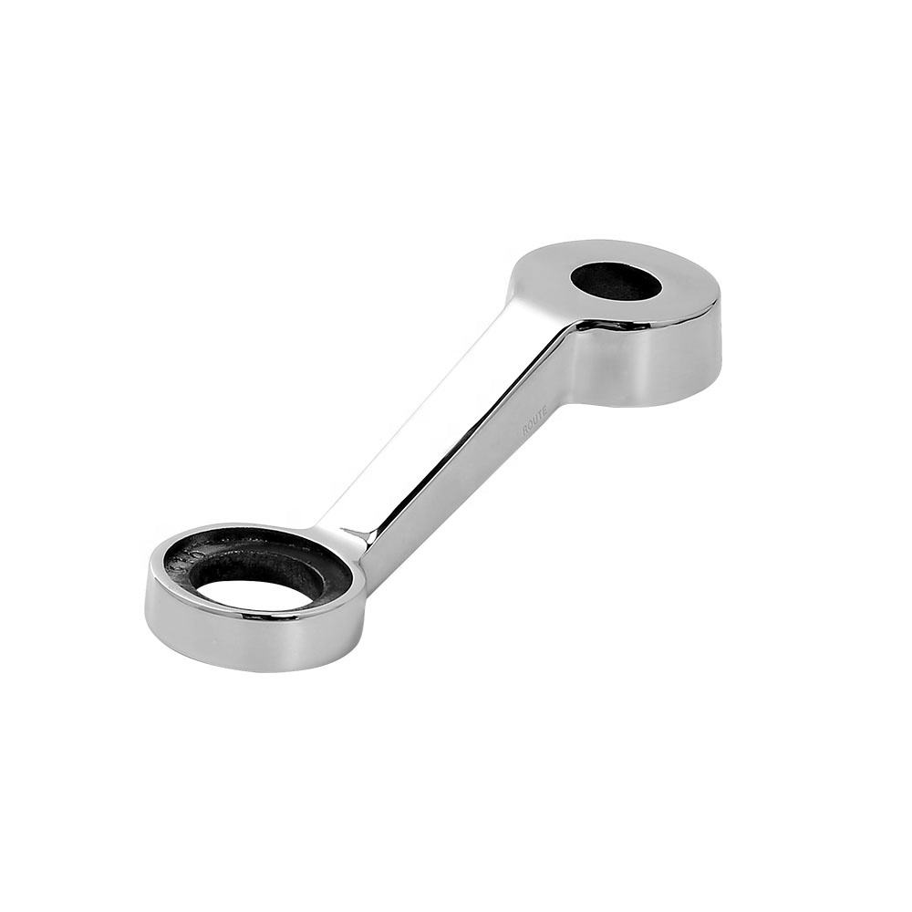 Point Fixing Glass Curtain Walls Spider System Stainless Steel Long Single Arm with Satin Finished