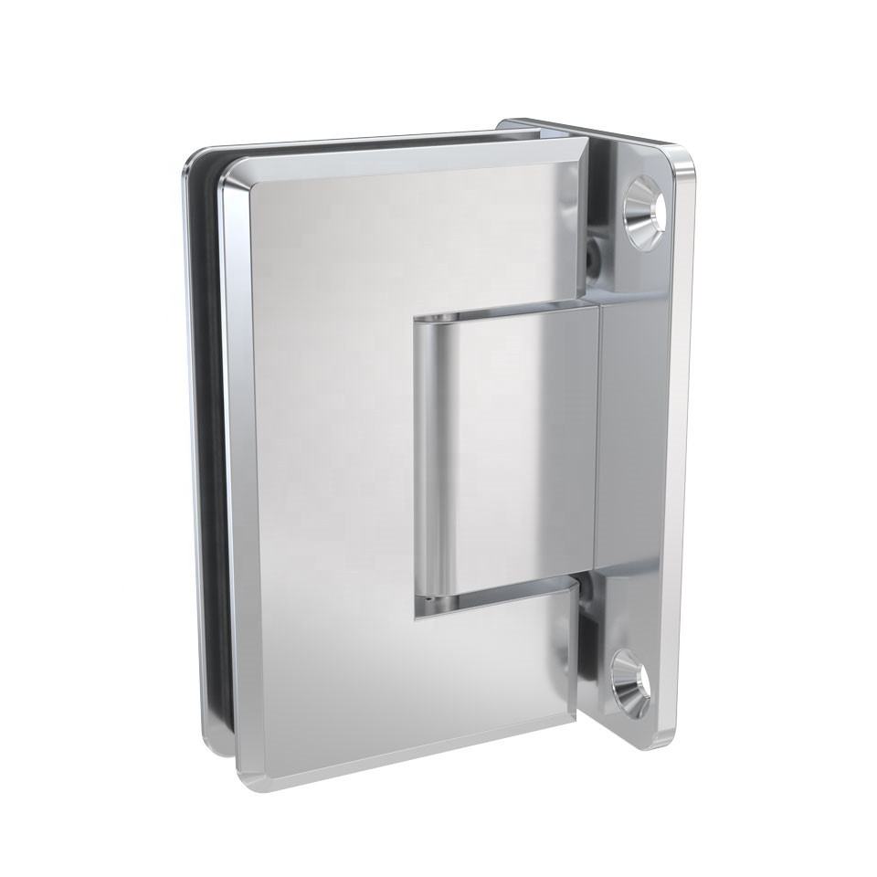 Hardware Glass Accessories Stainless Steel Swimming Pool Balcony Bathroom square Frameless Glass Hinge