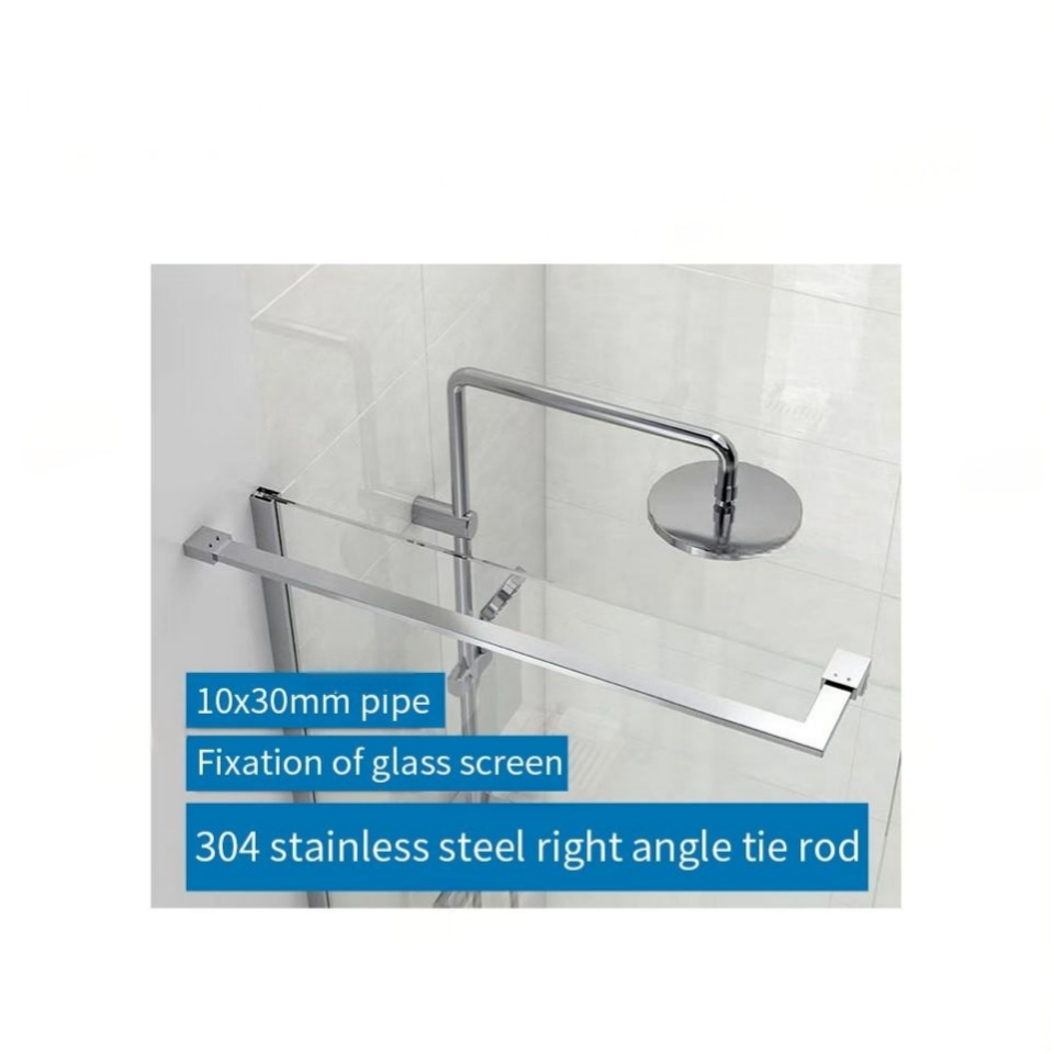 Modern Style Frameless Tempered Glass Door Accessories for Shower Sliding System Folding Glass Bathroom Door Window Accessories