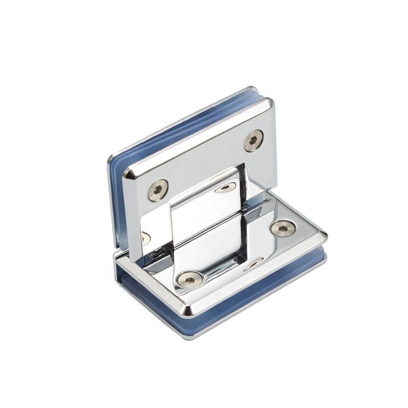 90 Degree Glass Shower Door Hinge Brass Enclosure Accessories Stainless Steel 180 Degree Adjustable Door Glass Hinge