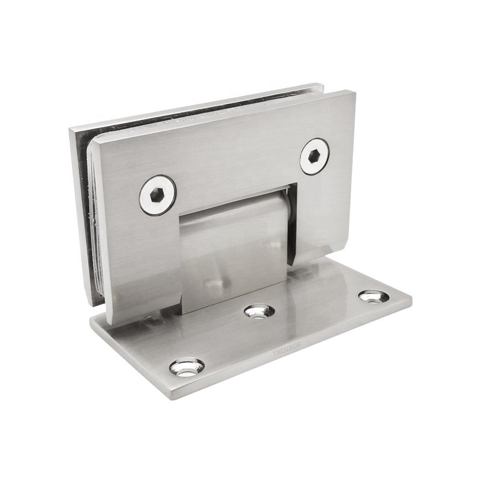 Hardware Glass Accessories Stainless Steel Swimming Pool Balcony Bathroom square Frameless Glass Hinge