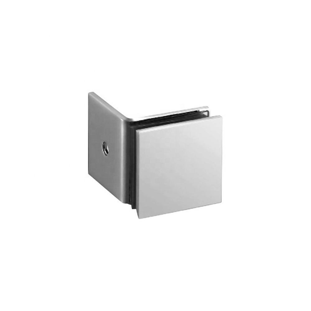Good 90 Degree Stainless Steel Glass to Wall Glass Clip for Shower Enclosure Shower Doors Glass Fitting Bathroom