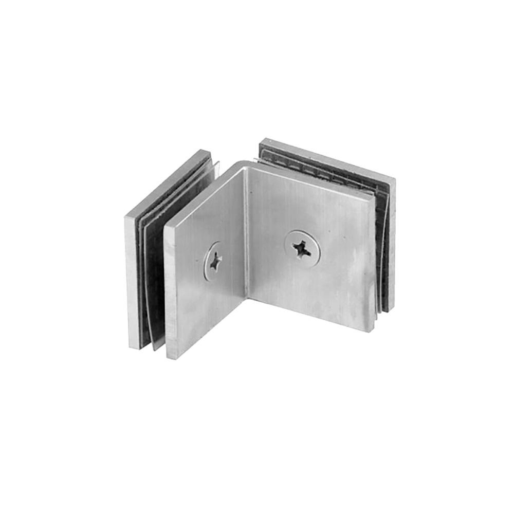Excellent 90 Degree Stainless Steel Glass to Glass Clip for Shower Enclosure Shower Doors Glass Fitting Bathroom