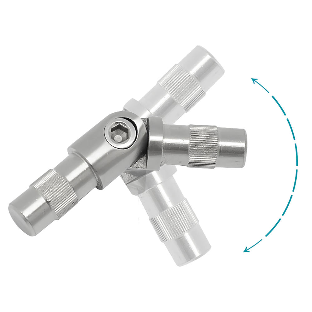 Wholesale Stainless Steel Handrail 12mm/16mm Adjustable Tube Connector/ Joint