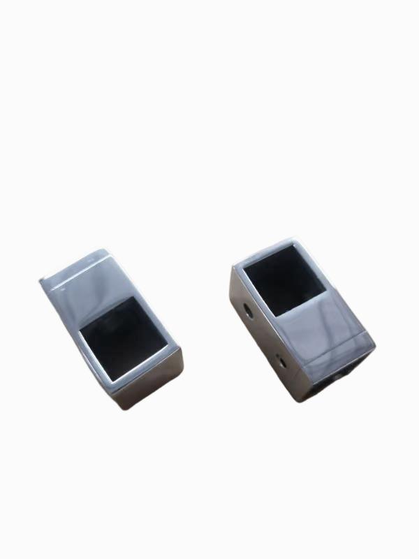 304 Stainless Steel Pipe Rack Through Fittings Metal Railing Wall Mounted Pipe Rack Screws Balcony Fixing Parts