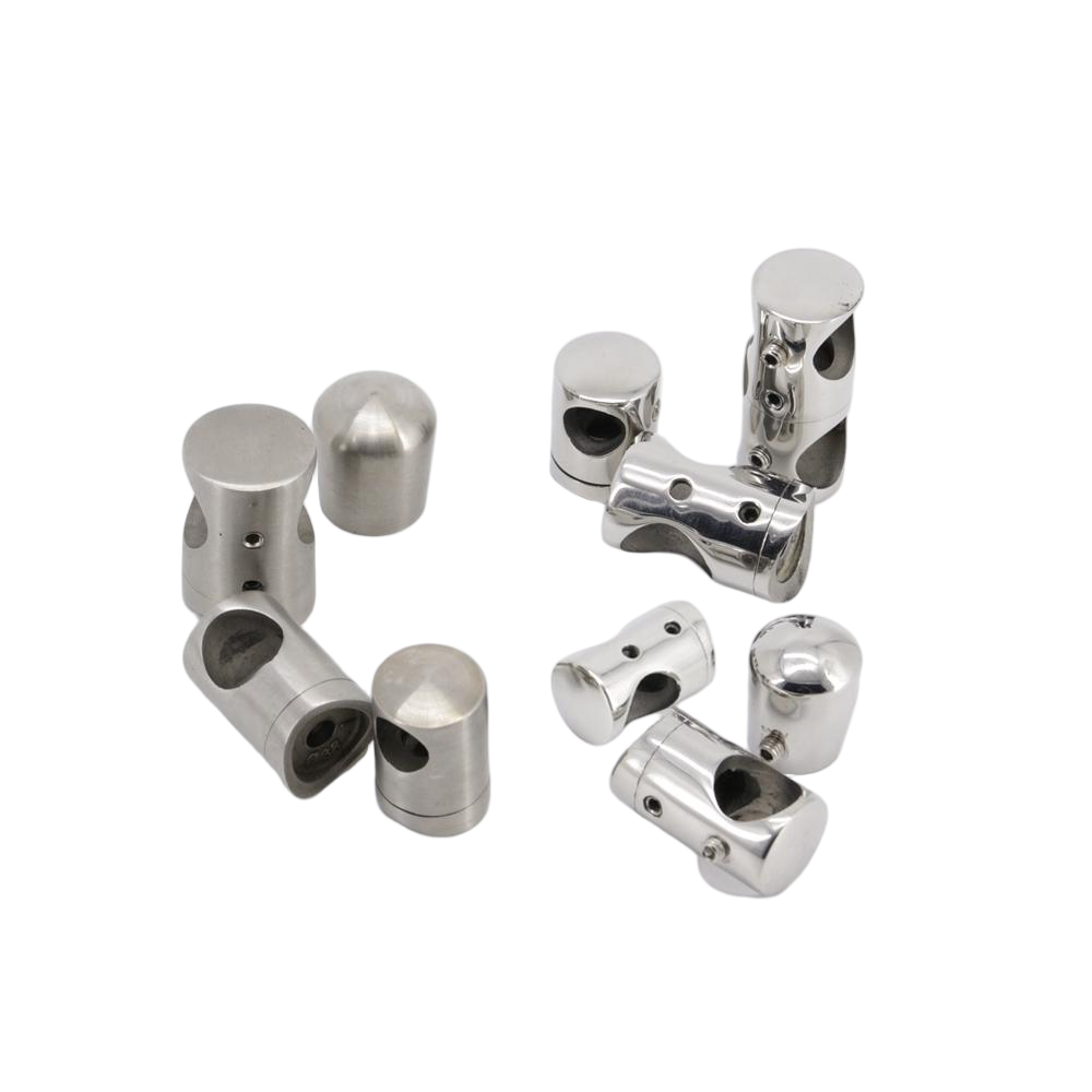 Stainless Steel Round Crossbar Holder /Support for Cross Rod on Baluster Post/connector for Pipe Railing